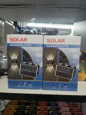 Taa 2 za Ukutani za EcoGlow Juu Chini Zinazotumia Sola Bila Waya