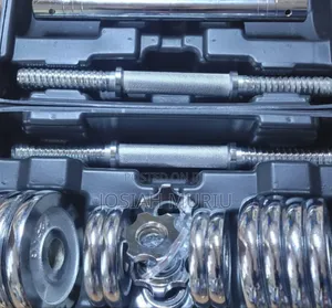 Dumbbell ya 15kg Iliyopakwa Chrome