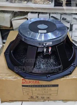 Subwoofer Mpya ya Derwel PD1850 Inchi 18 (Naked Speaker)
