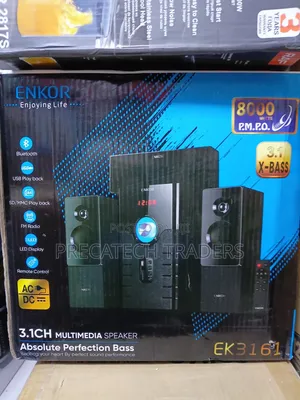 Spika ya Multimedia ya Enkor EK3161 3.1ch 8000W PMPO
