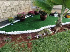 Sakafu ya Nje ya Nyasi Bandia ya Kijani
