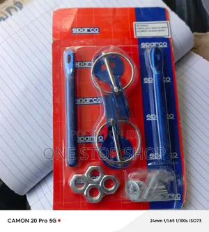 Sparco Universal Racing Bonnet Hood Pin Lock Kit
