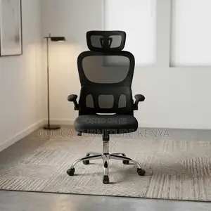 Kiti cha Ofisi cha Ergonomic Mesh chenye Mikono Inayokunjuka