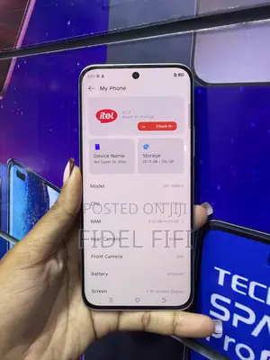 Itel S26 Ultra 256GB Nyeupe