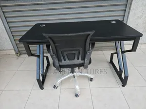 Study/Office Table with Comfortable Mesh Chair