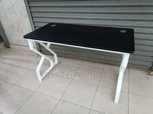 Meza ya Ofisi ya Chuma yenye Urefu wa 120cm