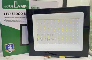 JSOTLAMP 100W Taa ya Mafuriko ya Nje ya Usalama ya AC