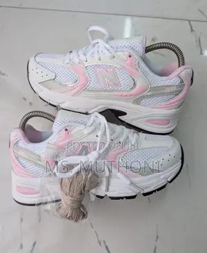 New Balance 530 Pink and White Sneakers