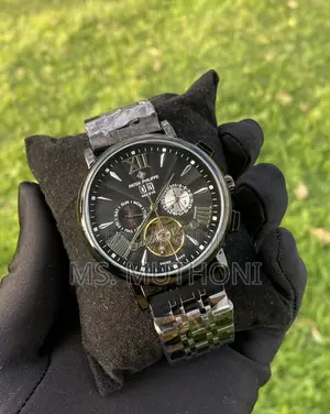 Saa ya Kiume ya Patek Philippe Geneve Automatic Skeleton-Dial