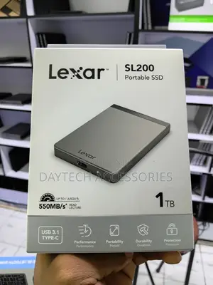 Lexar SL200 1TB Portable SSD Grey