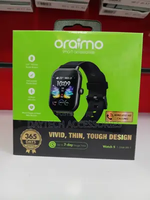 Oraimo Watch 5 Smartwatch - Kioo cha 2.01" HD
