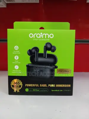 Oraimo SpaceBuds Lite (OTW-324) True Wireless Earbuds Black