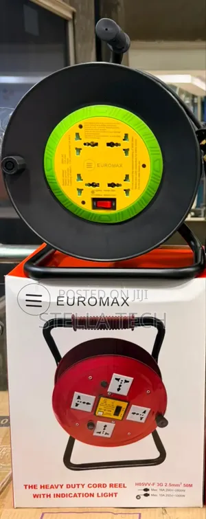 Euromax Extension Reel Cable Mita 50, 3-Core