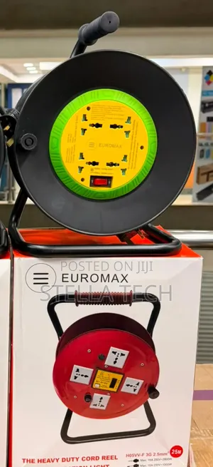 Kebo ya Euromax Extension Reel 2.5mm 3 Core