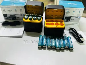 Betri za GMCELL AA za Lithium Zinazochajiwa + Kituo cha Kuchaji