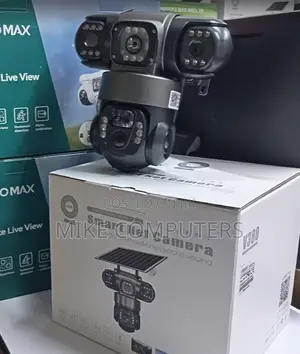 Waterproof WiFi Triple Lens Solar CCTV Camera 360