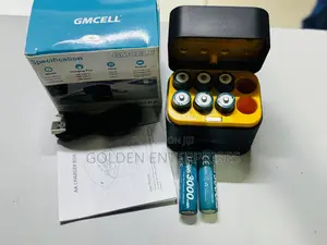 AA Battery Charger Kit with 8 Rechargeable Lithium Batteries