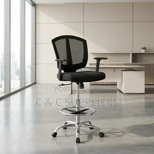 Modern Adjustable Midback Cashier Chair