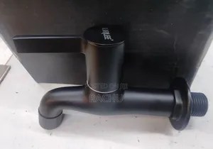 Wall Tap Heavy Black Silver