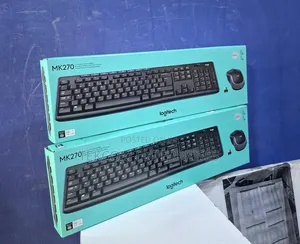 Seti ya Kinanda na Panya Isiyo na Waya ya Logitech MK270