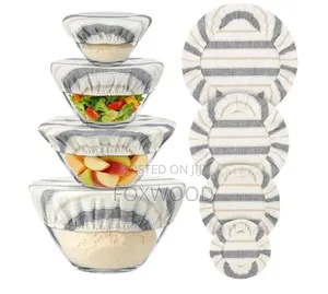 Reusable Cloth Bowl Food Covers - Set of 4