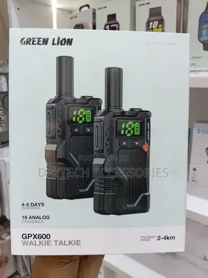 Green Lion GPX600 Walkie Talkie Two-Way Radio Set