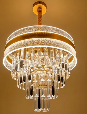Luxury Crystal Cascade Chandelier 400mm