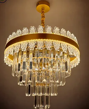 Chandelier ya Kisasa ya Kifahari ya Kioo 400mm