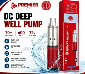 Premier 600W 70M DC Deep Well Submersible Pump