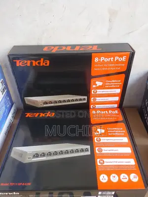 Tenda 10-Port PoE Network Switch (8 PoE + 2 Uplink)