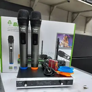 BNK DH-744 Seti ya Maikrofoni Mbili za Mkono Zisizo na Waya za VHF
