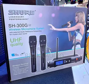 Shure SH-300G Mfumo wa Maikrofoni Mbili za UHF Zisizo na Waya