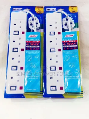 Bab-Astra 4-Way Extension Cable with Individual Neon Switches
