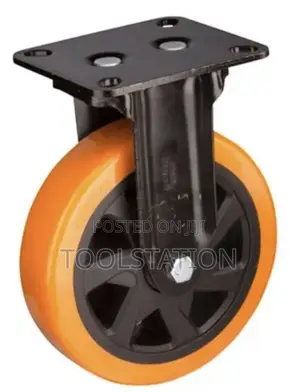 Castor Wheels 3 Inch Fixed with Plate Set of 4 Heavy Duty 80Kg Load