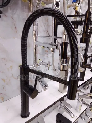Brimix Matt Black Pull-Out Kitchen Mixer