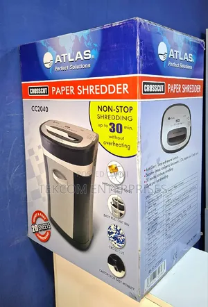 Atlas CC2040 Cross-Cut Shredder Karatasi 20