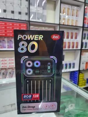 Itel Power 80 Mpya 128GB Nyeusi