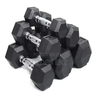 10kg Hexagon Dumbbells