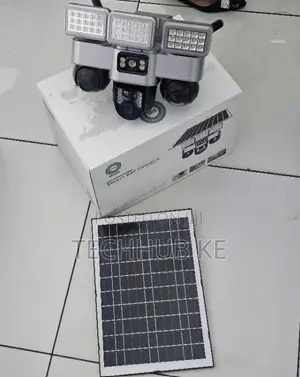 Kamera ya CCTV ya 4G Triple Lens Solar PTZ