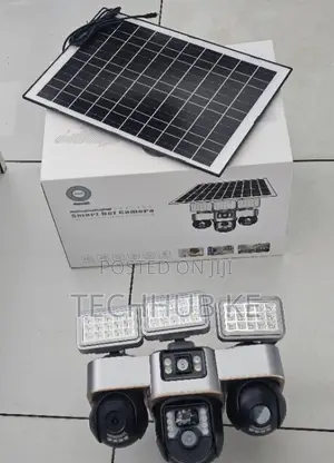 Kamera ya CCTV ya Solar 4G yenye Lenzi Tatu na Utambuzi wa Mwendo