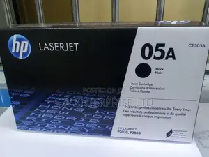 HP 05A (CE505A) Katriji Nyeusi Halisi ya Toner ya LaserJet