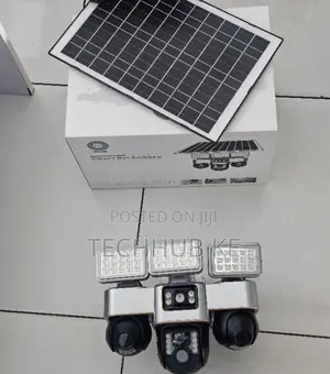 Kamera ya CCTV ya Nje ya Smart 4G yenye Lensi Tatu na Chaji ya Jua