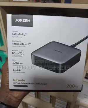 Chaja ya Mezani ya UGREEN GaN 200W (Bandari 6) - CD271