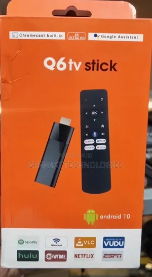 Q6 TV Stick - 4K Ultra HD Android 10