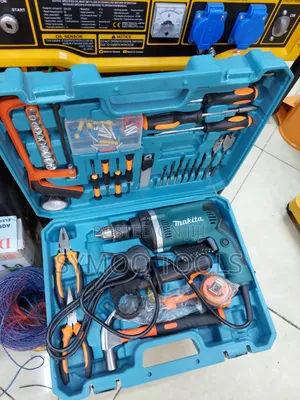 Makita Corded Impact Drill Set