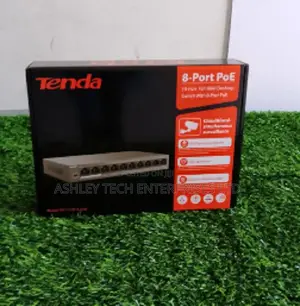 Tenda 8-Port PoE Network Switch - CCTV Compatible