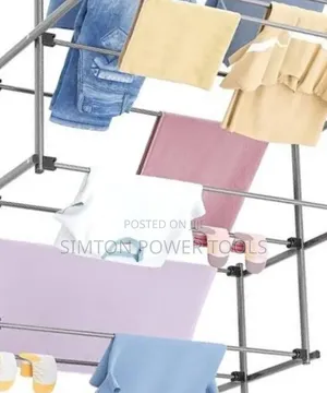 Foldable Clothes Drying Rack, 3-Tier Laundry Solution