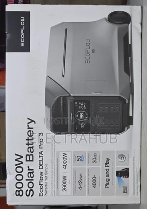 Ecoflow Delta Pro 3 Kituo cha Nishati Kinachobebeka