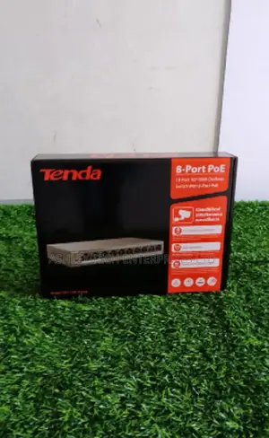 Tenda 8 Port PoE Switch kwa Mtandao wa CCTV
