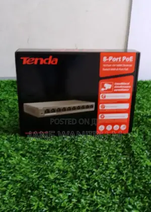 Tenda 8-Port PoE Ethernet Switch kwa Kamera za CCTV IP